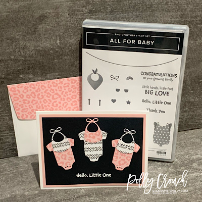 All For Baby Leopard Card